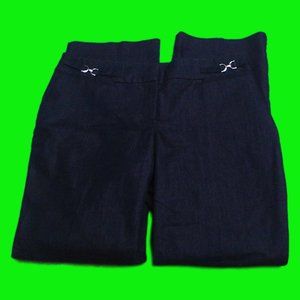 New York Company Womens Pants 34x30.5 Black Dress Design 3 Clasp Secure Closure